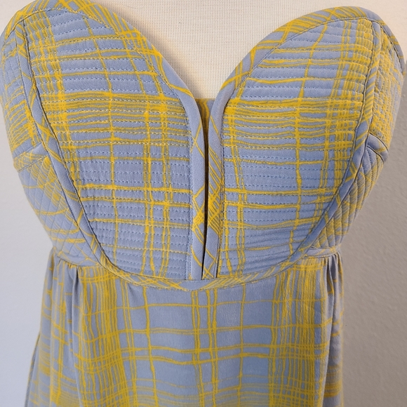 Anthro Maple Quilted Pastiche Silk Maxi Dress - Picture 3 of 11